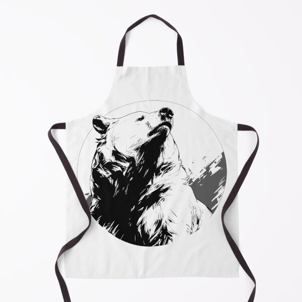 Item preview, Silhouette black and white bear // Aesthetic bear // bear Portrait // yin yang designed and sold by SMARTKIT DESIGNAGENCY.