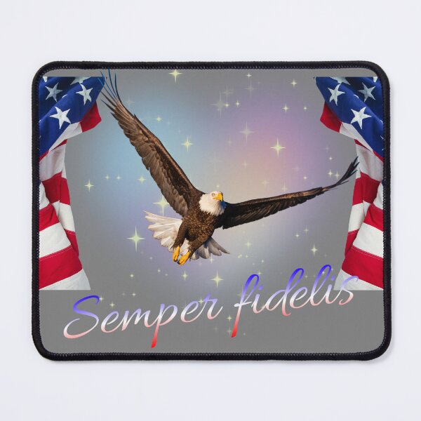 Item preview, Bald Eagle American Flag "Always Faithful" Patriotic Design designed and sold by StyleFused.