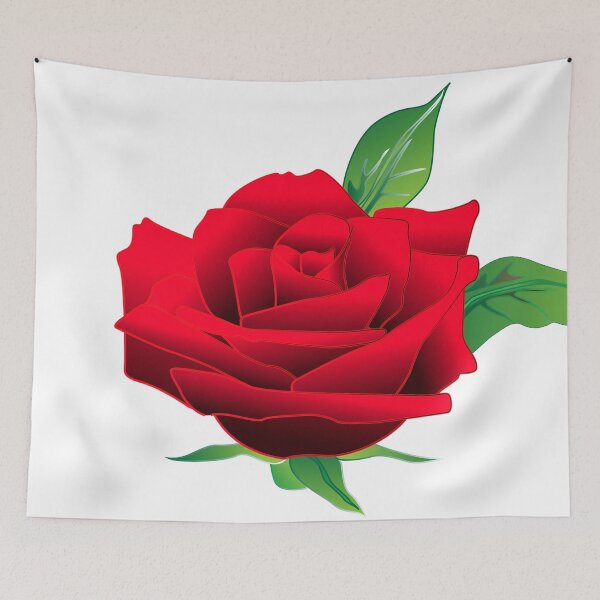 Item preview, Red rose sticker  designed and sold by WhiteDoveArt.