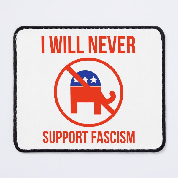 Item preview, I will never support fascism designed and sold by Rachel the Artist .