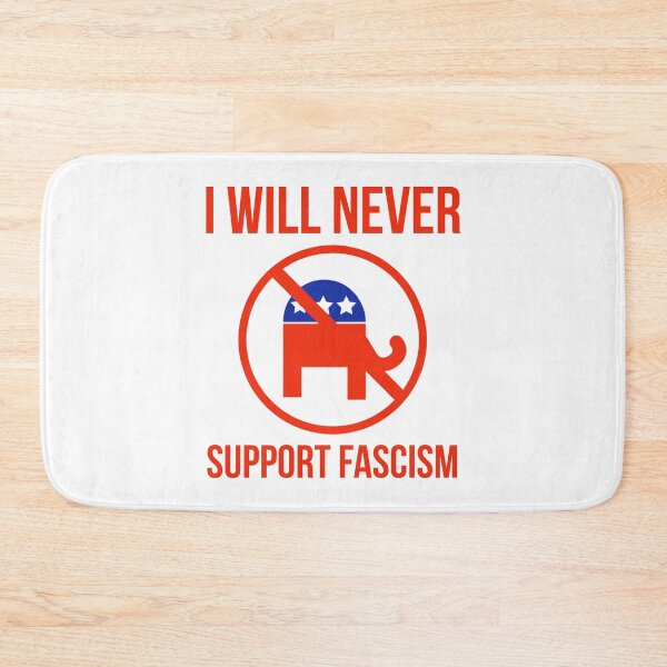 Item preview, I will never support fascism designed and sold by Rachel the Artist .