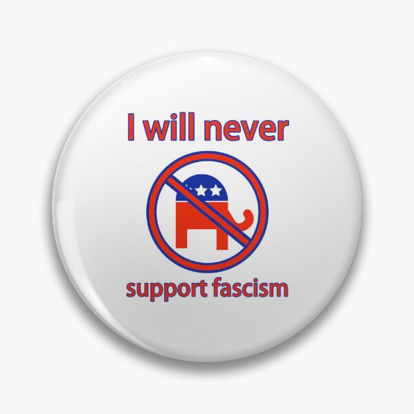 Item preview, I will never support fascism designed and sold by Rachel the Artist .