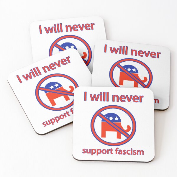 Item preview, I will never support fascism designed and sold by Rachel the Artist .