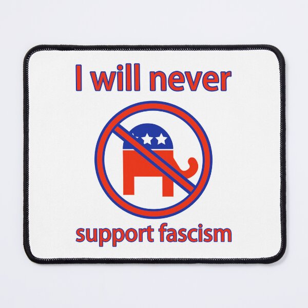 Item preview, I will never support fascism designed and sold by Rachel the Artist .
