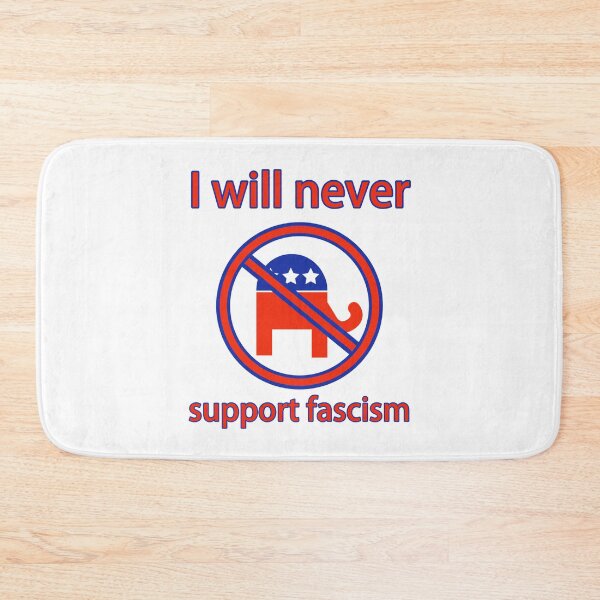 Item preview, I will never support fascism designed and sold by Rachel the Artist .