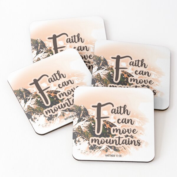 Item preview, Matthew 17:20 Faith Can Move Mountains designed and sold by Noo_bodi.