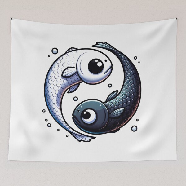 Item preview, Yin Yang Fish designed and sold by 0penvimark.