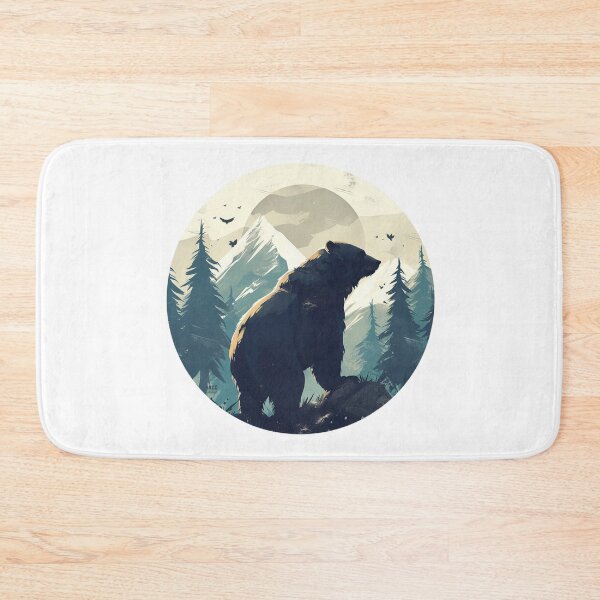 Item preview, Silhouette black and white bear // Aesthetic bear // bear Portrait // yin yang designed and sold by SMARTKIT  DESIGNAGENCY.