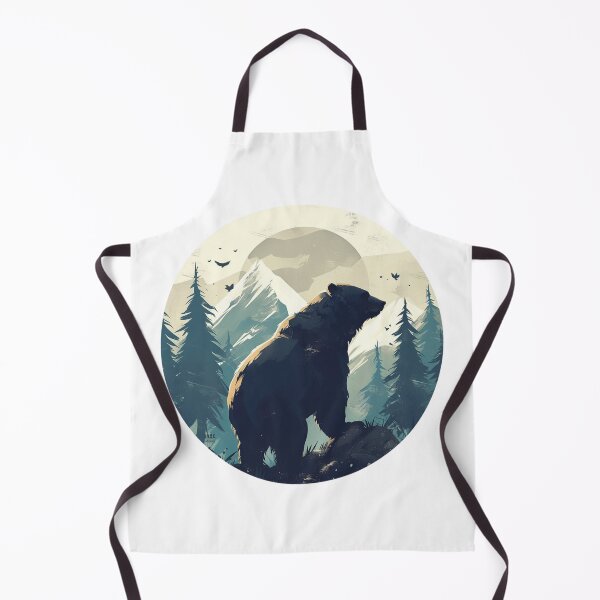 Item preview, Silhouette black and white bear // Aesthetic bear // bear Portrait // yin yang designed and sold by SMARTKIT DESIGNAGENCY.