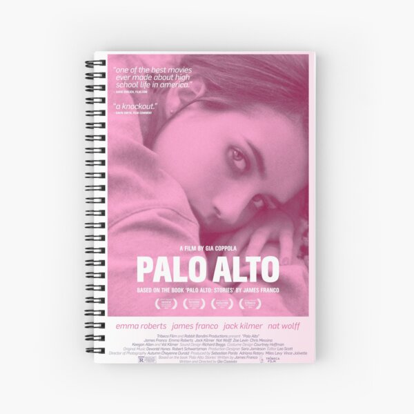 Palo Alto Film Poster Spiral Notebook