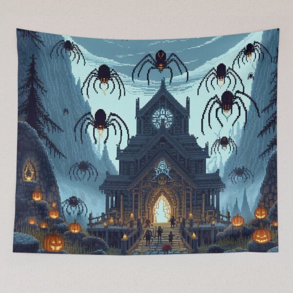 Item preview, Skyrim Spider Palace Pixel Artwork designed and sold by Jake-Carter0.