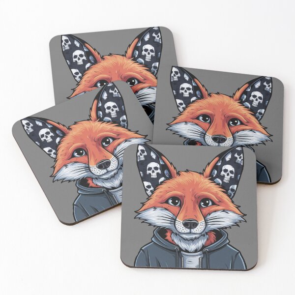 Item preview, Funny Fox Wearing Hoodie Design designed and sold by Nature's Fancy.