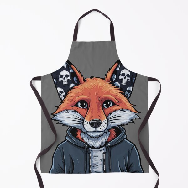 Item preview, Funny Fox Wearing Hoodie Design designed and sold by Nature's Fancy.