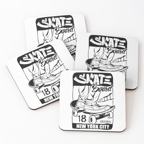 Item preview, Original NYC Skate 18 Tee, New York Skateboarding Design designed and sold by -DEEWOLF-.