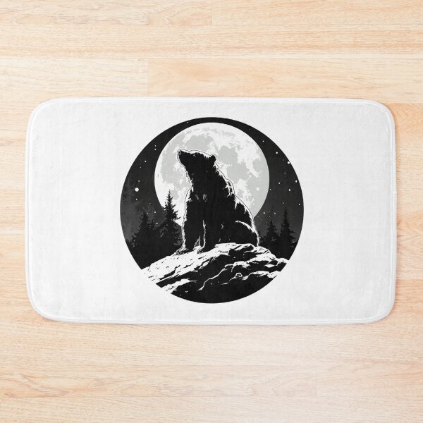Item preview, Silhouette black and white bear // Aesthetic bear // bear Portrait // yin yang designed and sold by SMARTKIT  DESIGNAGENCY.