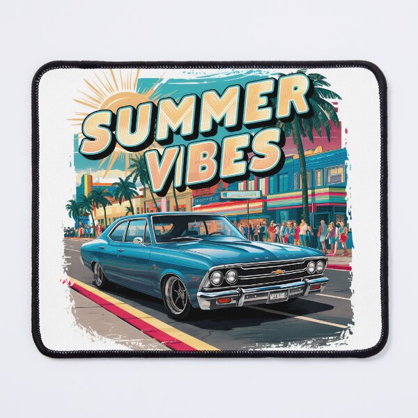 Item preview, Classic Vintage Car Chevy Chevrolet Nova Summer Vibes designed and sold by signenordic.