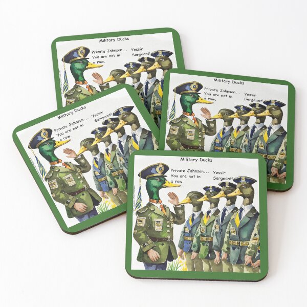 Item preview, Get Your Military Ducks In A Row designed and sold by Rick London Gifts.