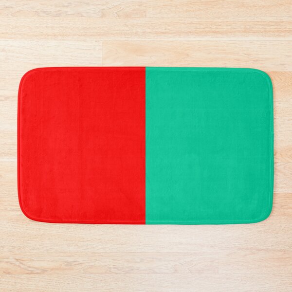 Item preview, Red Teal Two Tone Color Split designed and sold by PatternTitan.