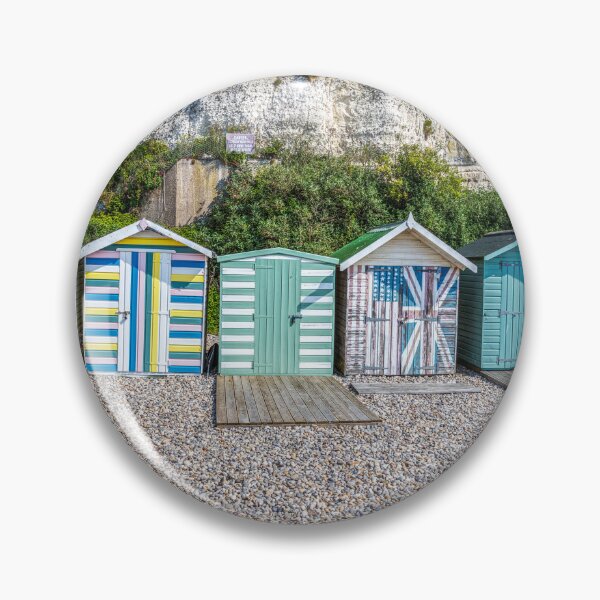 Item preview, Row Of Beach Huts on Beer Beach, Devon, UK designed and sold by Paul Thompson Photography.
