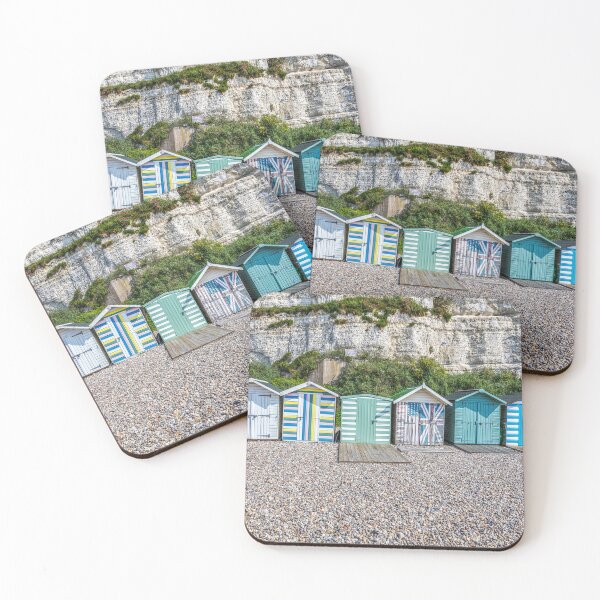 Item preview, Row Of Beach Huts on Beer Beach, Devon, UK designed and sold by Paul Thompson Photography.