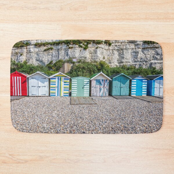 Item preview, Row Of Beach Huts on Beer Beach, Devon, UK designed and sold by Paul Thompson Photography.