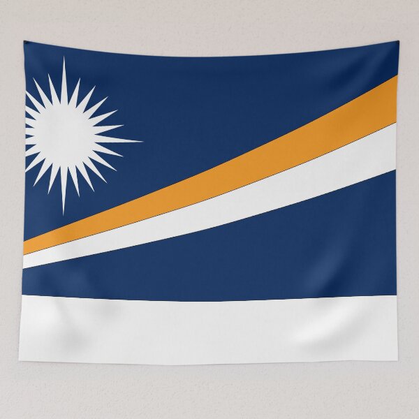 Aperçu de l'œuvre Drapeau des Îles Marshall créée et vendue par Candie-Shop.