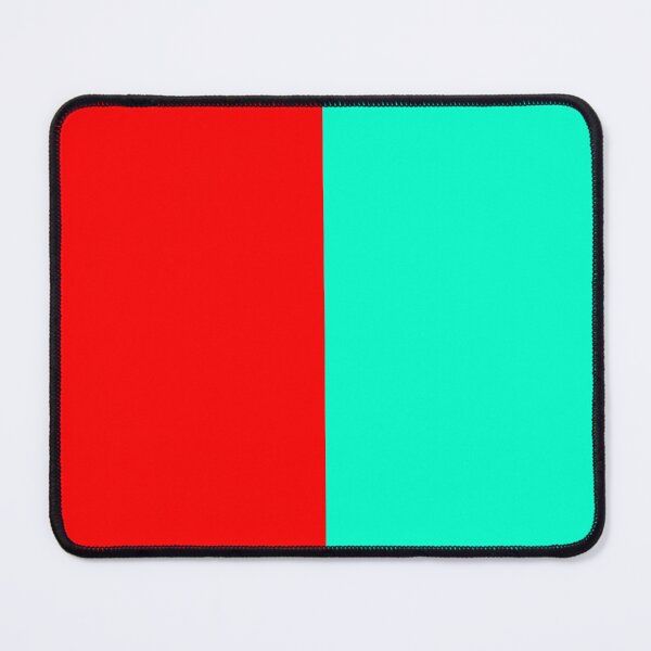 Item preview, Red Turquoise Two Tone Color Split designed and sold by PatternTitan.