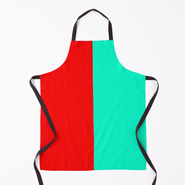 Item preview, Red Turquoise Two Tone Color Split designed and sold by PatternTitan.