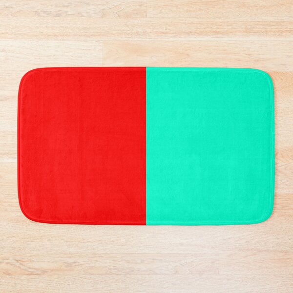 Item preview, Red Turquoise Two Tone Color Split designed and sold by PatternTitan.