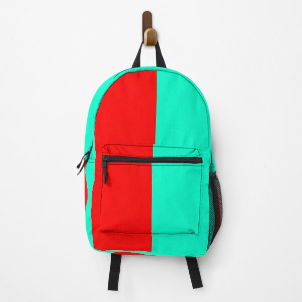 Item preview, Red Turquoise Two Tone Color Split designed and sold by PatternTitan.