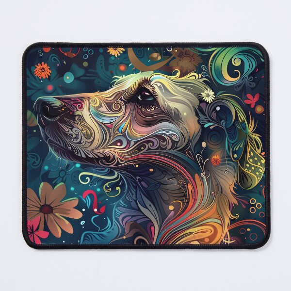 Item preview, Trippy Rough Coated Lurcher designed and sold by OccultDreams.
