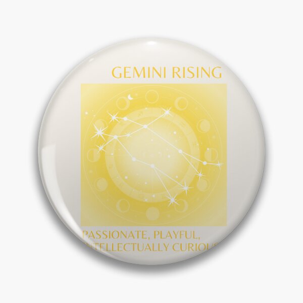 Item preview, Gemini, Gemini Rising Sign, Gemini Zodiac, Yellow Aura Gradient designed and sold by Magic Love Art Print.