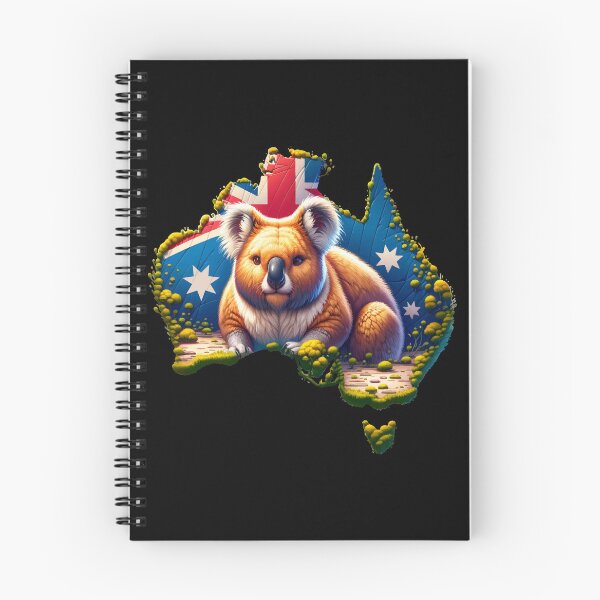 Item preview, Australia Koala Bear flag map designed and sold by NPStudio.