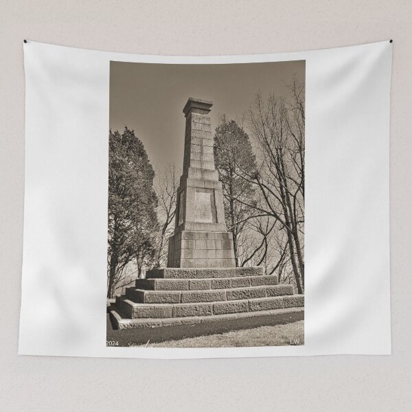 Item preview, Kings Mountain National Military Park Blacksburg South Carolina Black And White designed and sold by LisaWootenPhoto.