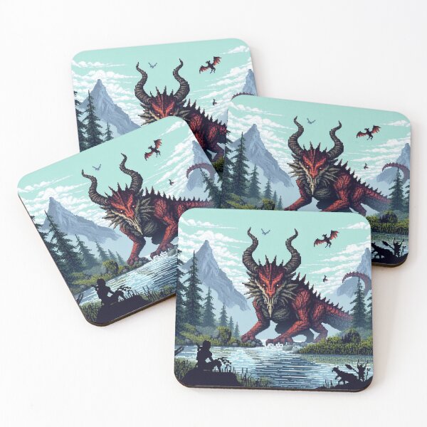 Item preview, Skyrim Huge Red Dragon designed and sold by Jake-Carter0.