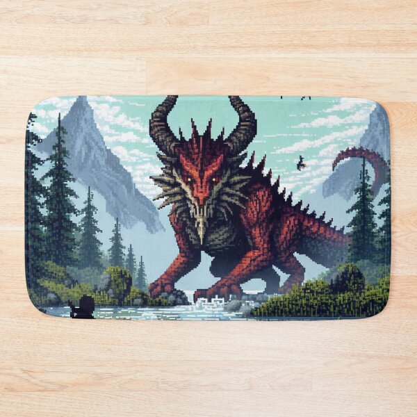 Item preview, Skyrim Huge Red Dragon designed and sold by Jake-Carter0.
