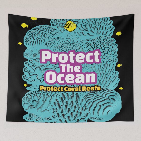 Item preview, Protect the Ocean 1 - Coral Reefs - Environmental designed and sold by Vector-Artist.