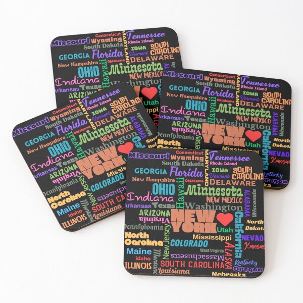 Item preview, American States Mosaic - The 50 States designed and sold by bivido.
