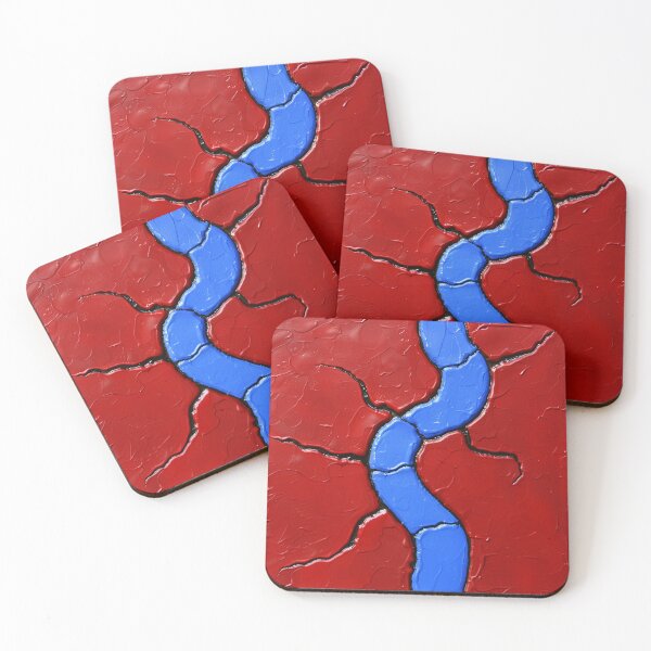 Item preview, Crimson Rift – Bold Abstract Art Design designed and sold by tronictees.