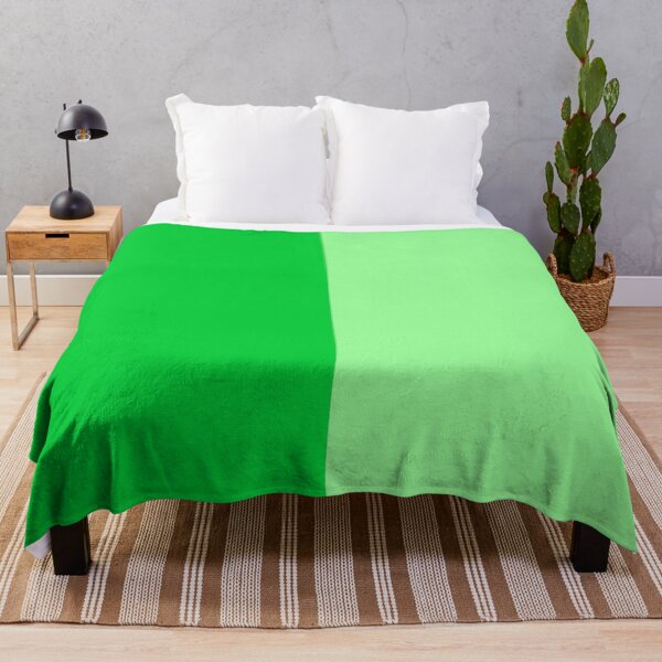 Item preview, Dark And Light Green Two Tone Color Split designed and sold by PatternTitan.