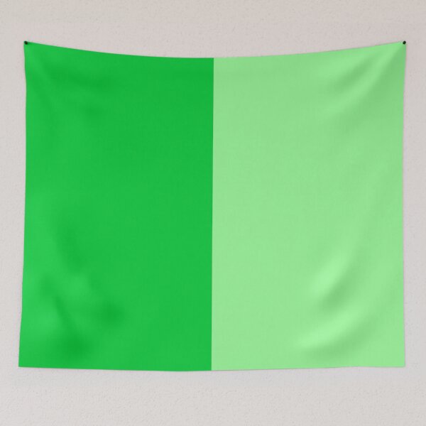 Item preview, Dark And Light Green Two Tone Color Split designed and sold by PatternTitan.