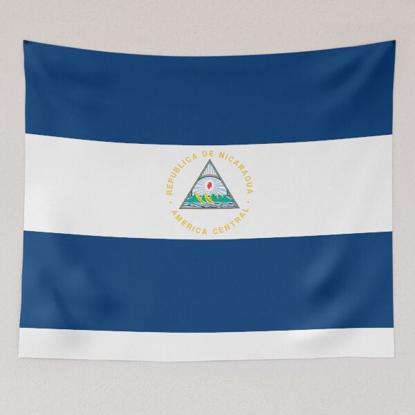 Item preview, Nicaragua Flag designed and sold by Candie-Shop.