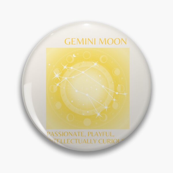 Item preview, Gemini, Gemini Moon Sign, Gemini Zodiac, Yellow Aura Gradient designed and sold by Magic Love Art Print.