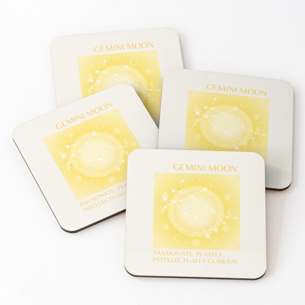 Item preview, Gemini, Gemini Moon Sign, Gemini Zodiac, Yellow Aura Gradient designed and sold by Magic Love Art Print.