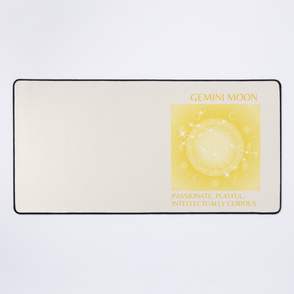 Item preview, Gemini, Gemini Moon Sign, Gemini Zodiac, Yellow Aura Gradient designed and sold by Magic Love Art Print.