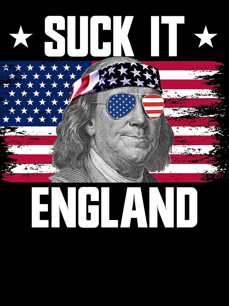Thumbnail 3 von 3, Tuch, Suck It England Ben Franklin Founding Fathers 4th Of July Gear designt und verkauft von DynamicDesign.