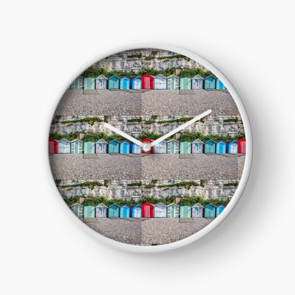 Item preview, Rows Of Beach Huts on Beer Beach, Devon, UK designed and sold by Paul Thompson Photography.