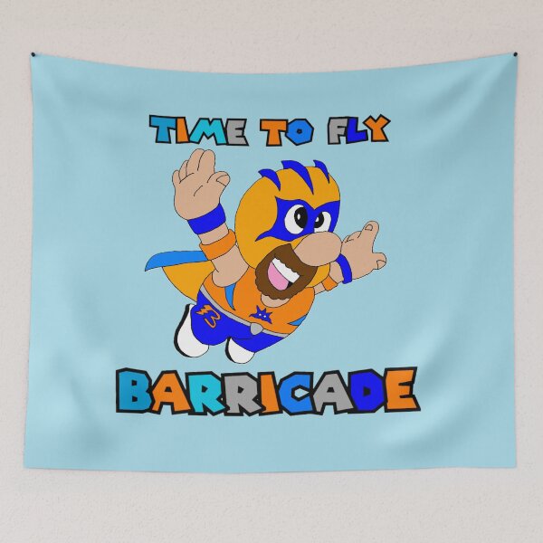 Item preview, Large text Time To Fly Barricade designed and sold by dazpetty.