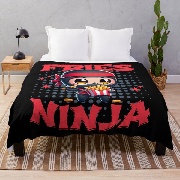 Item preview, French Fries Ninja Cute Kawaii Funny Fast Food Outfit designed and sold by Infinitee8hirts.