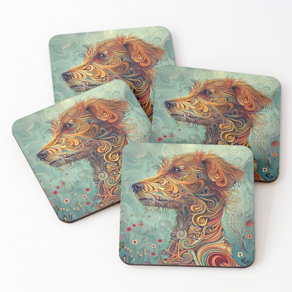 Item preview, Flowery Wire Haired Vizsla Puppy designed and sold by OccultDreams.